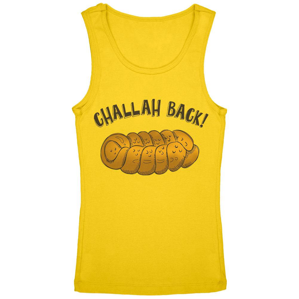 Challah Back Youth Girls Tank Top Youth Tank Tops Old Glory LG Yellow
