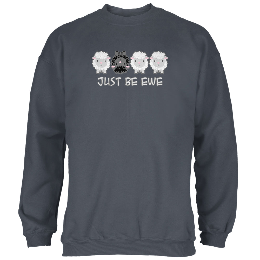 Just Be You Ewe Black Sheep Mens Sweatshirt Men's Sweatshirts Old Glory 2XL Grey