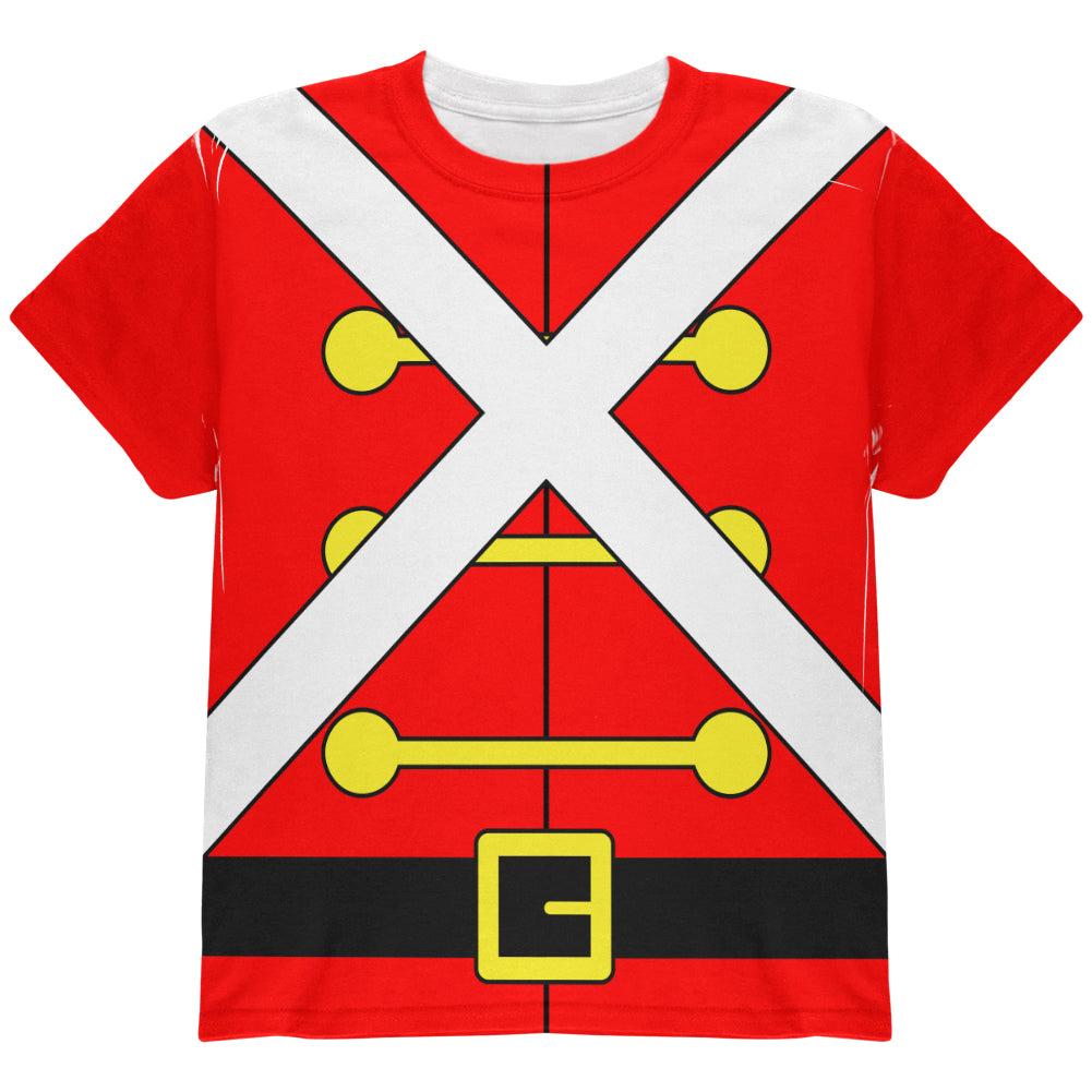 Christmas Toy Soldier Costume All Over Youth T Shirt Youth T-Shirts Old Glory YLG Multicolored