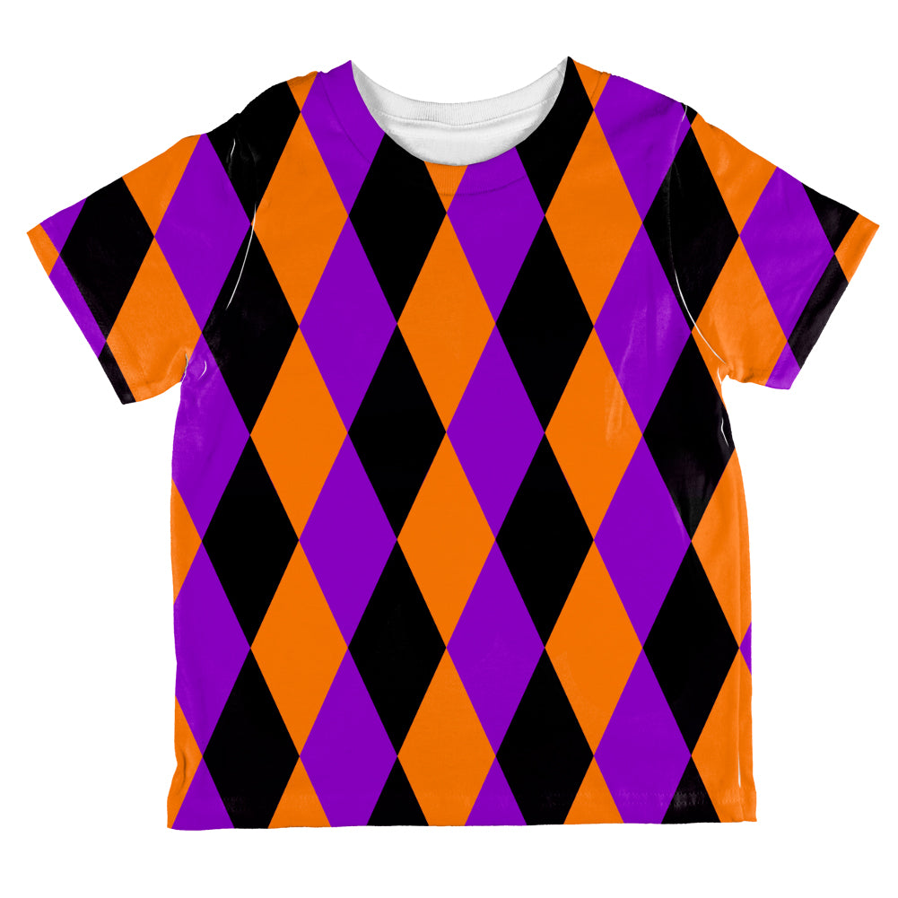 Halloween Court Jester Costume All Over Toddler T Shirt Toddler T-Shirts Old Glory 2T Multi