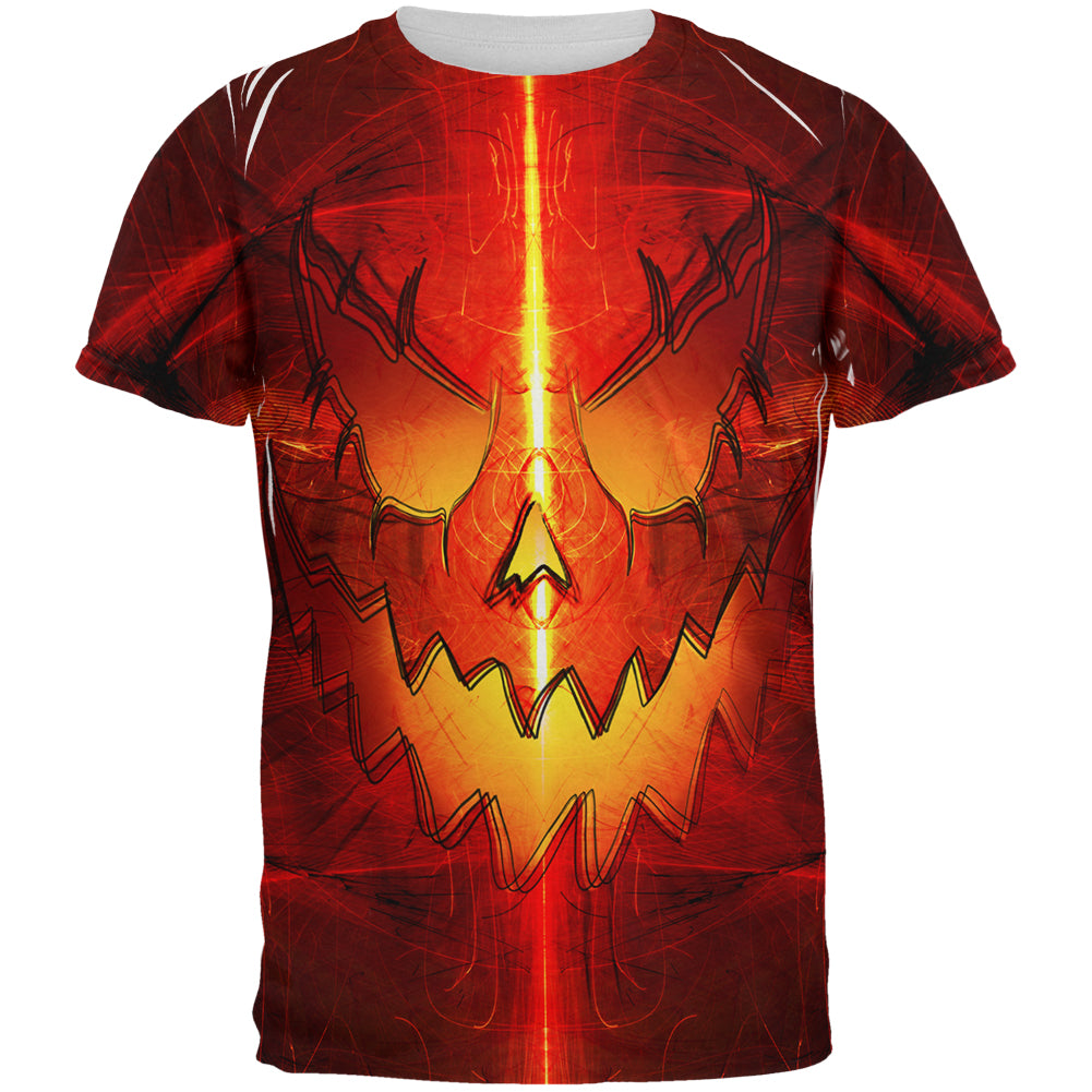 Halloween Intergalactic Pumpkin of Doom All Over Mens T Shirt Men's T-Shirts Old Glory 2XL Multi