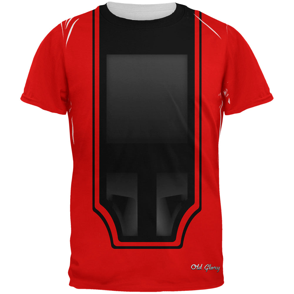 Halloween Classic Muscle Car Red Costume All Over Mens T Shirt Men's T-Shirts Old Glory 2XL Red