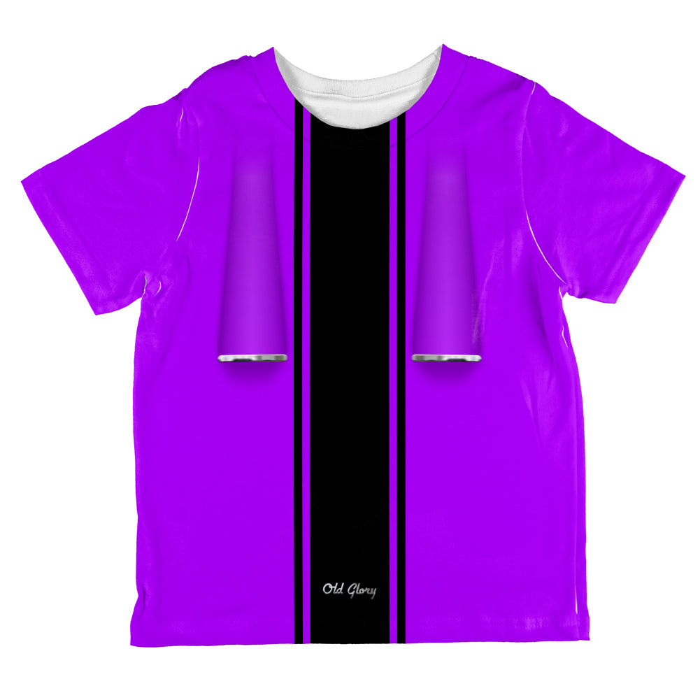 Halloween Classic Muscle Car Purple Costume All Over Toddler T Shirt Toddler T-Shirts Old Glory 2T Purple