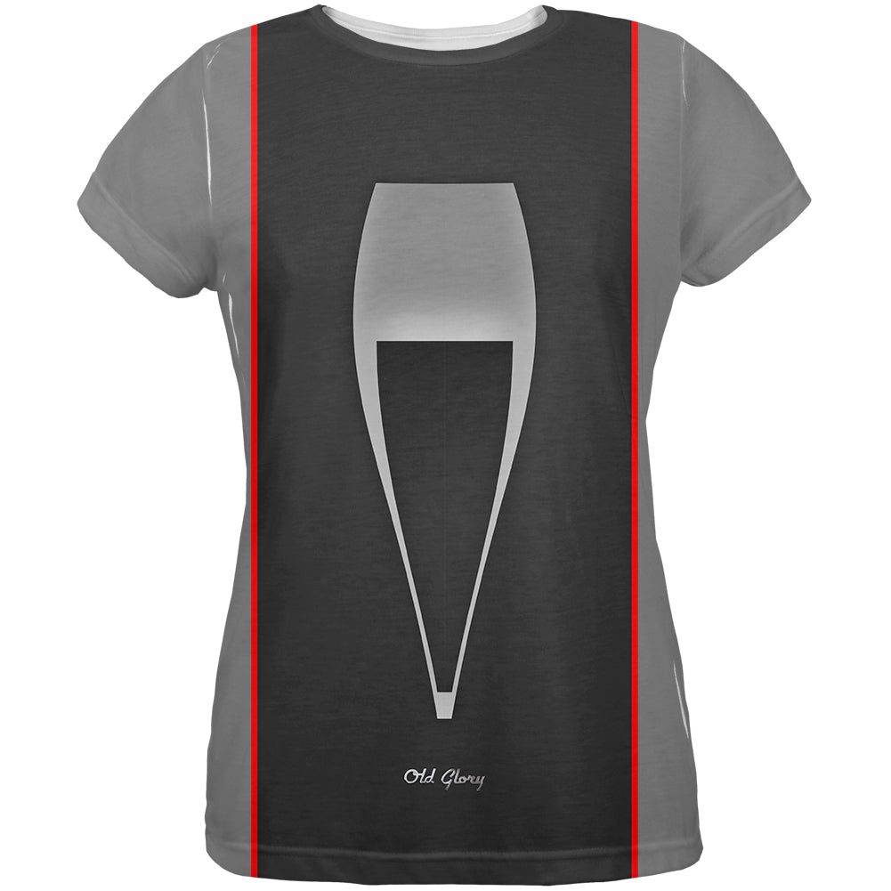 Halloween Classic Muscle Car Silver Costume All Over Womens T Shirt Women's T-Shirts Old Glory LG Silver