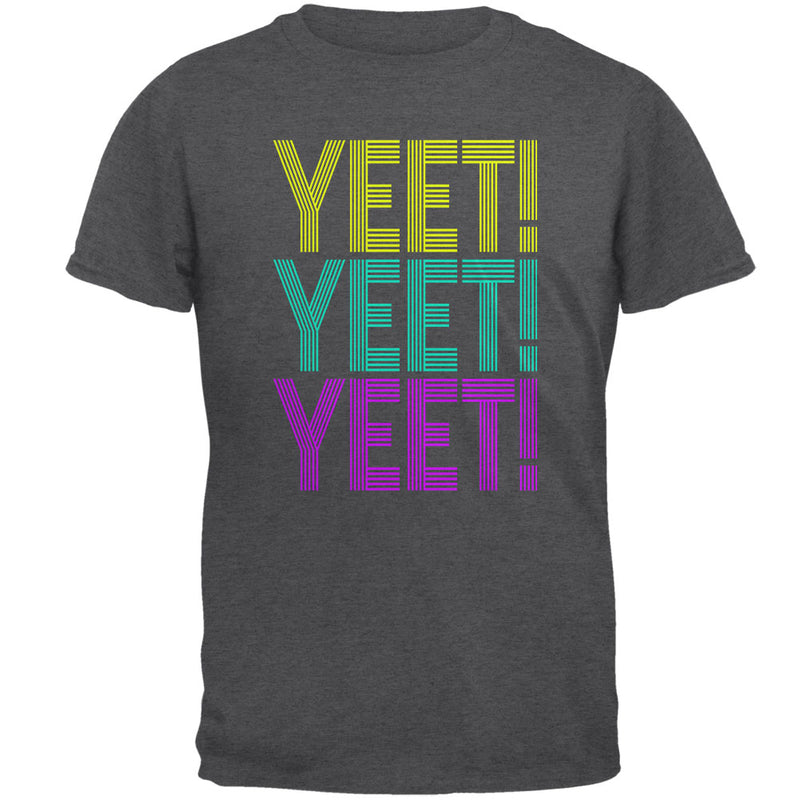 Retro Repeat Yeet 70s 90s Mens T Shirt Men's T-Shirts Old Glory 2XL Dark Heather