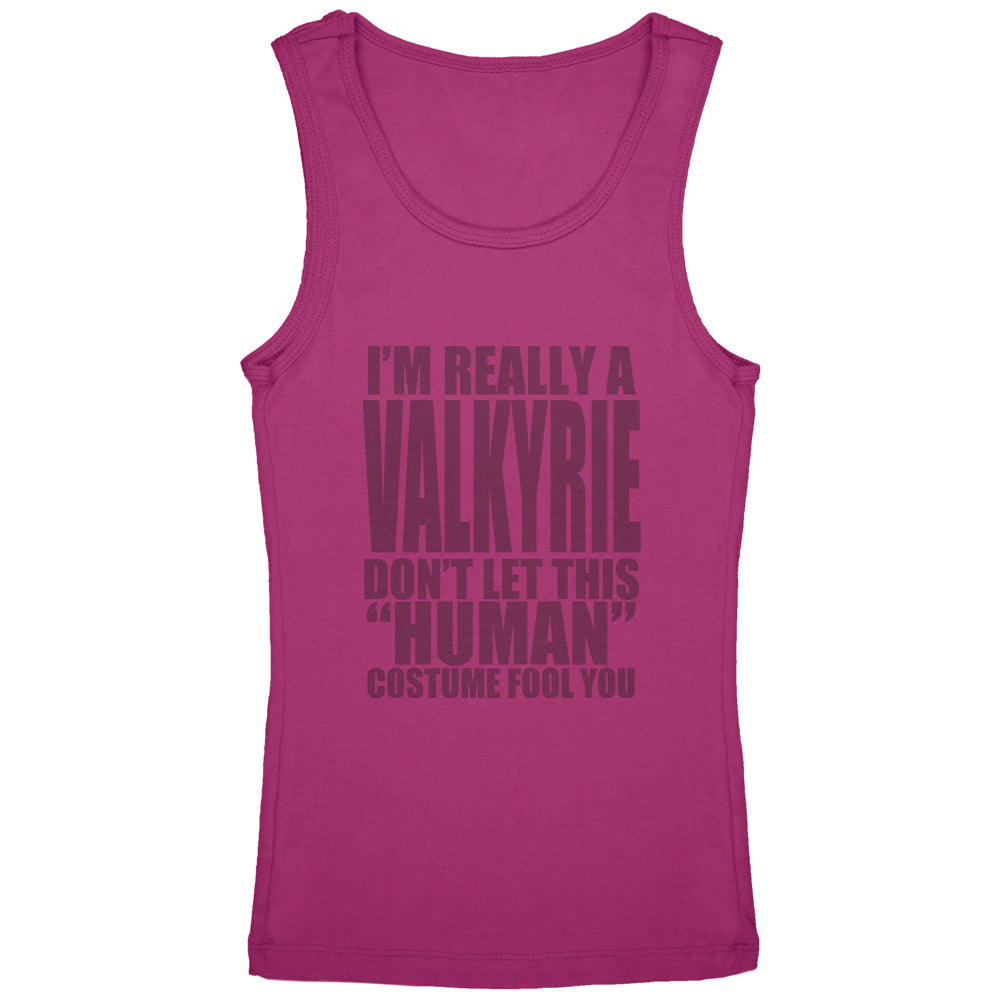 Halloween Human Valkyrie Costume Youth Girls Tank Top Youth Tank Tops Old Glory YLG Bright Berry
