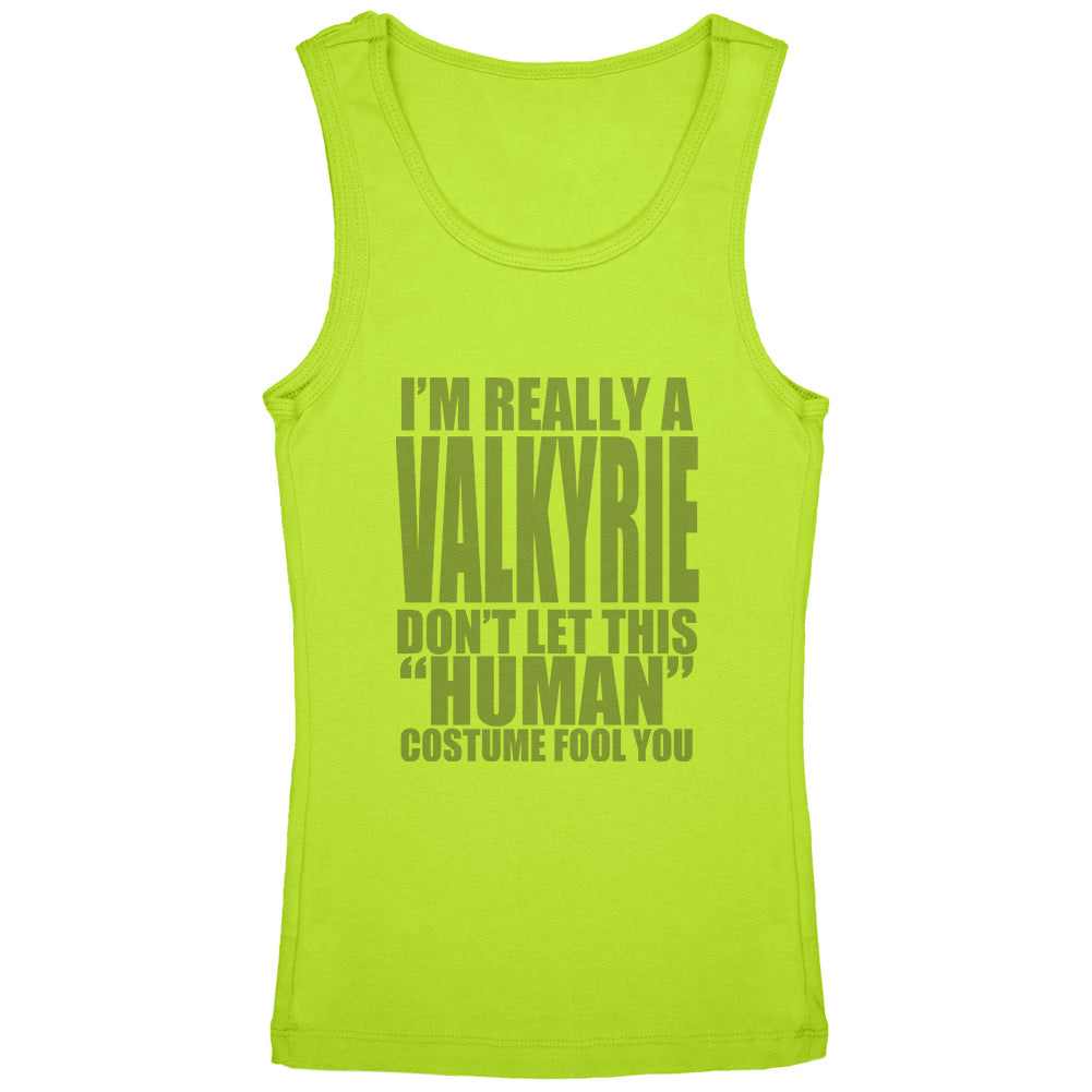 Halloween Human Valkyrie Costume Youth Girls Tank Top Youth Tank Tops Old Glory YLG Lime