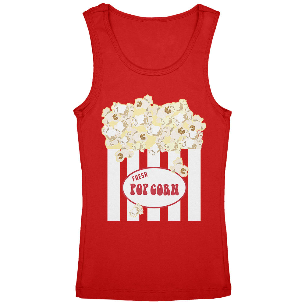 Halloween Popcorn Costume Youth Girls Tank Top Youth Tank Tops Old Glory YLG Red