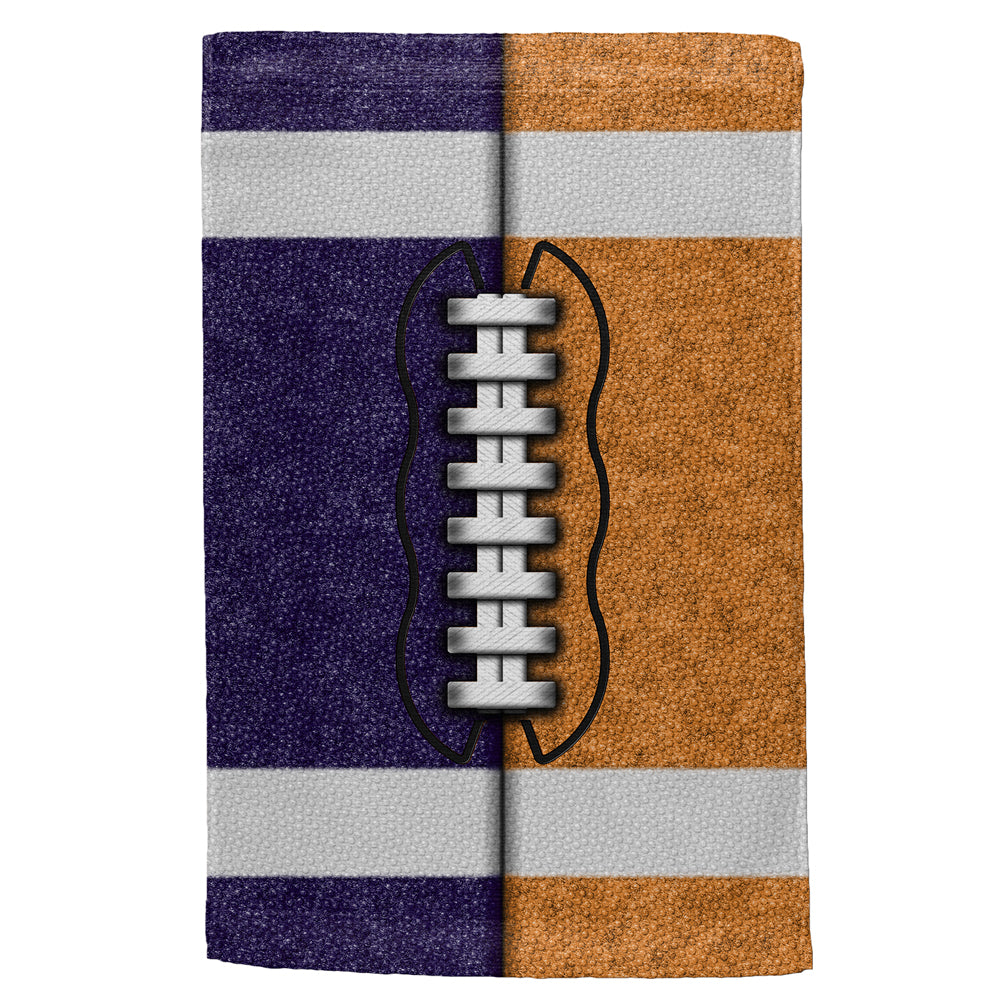 Fantasy Football Team Navy and Orange All Over Sport Towel Sports Towels Old Glory OS Multi