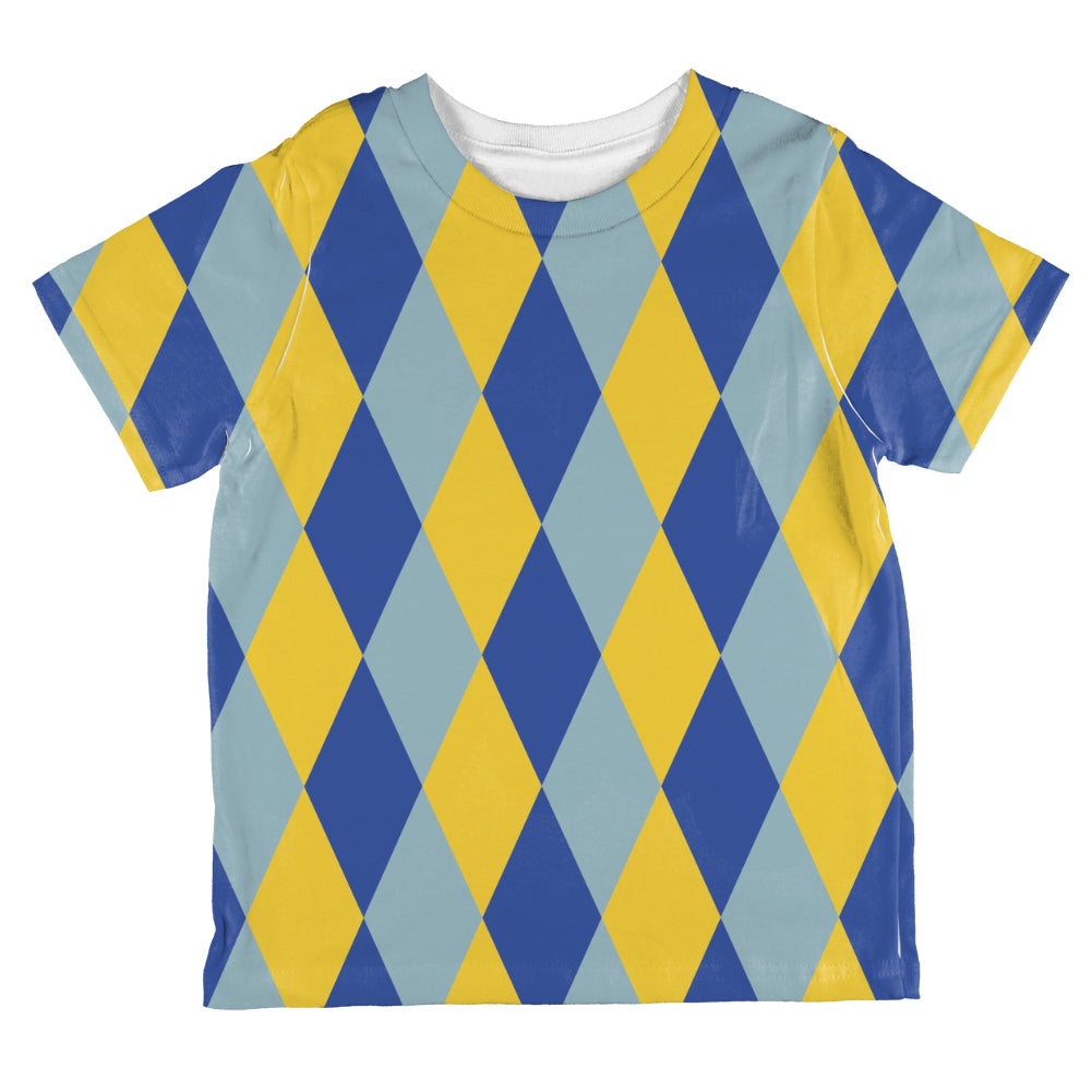 Hanukkah Jester Harlequin Costume All Over Toddler T Shirt Toddler T-Shirts Old Glory 2T Multi