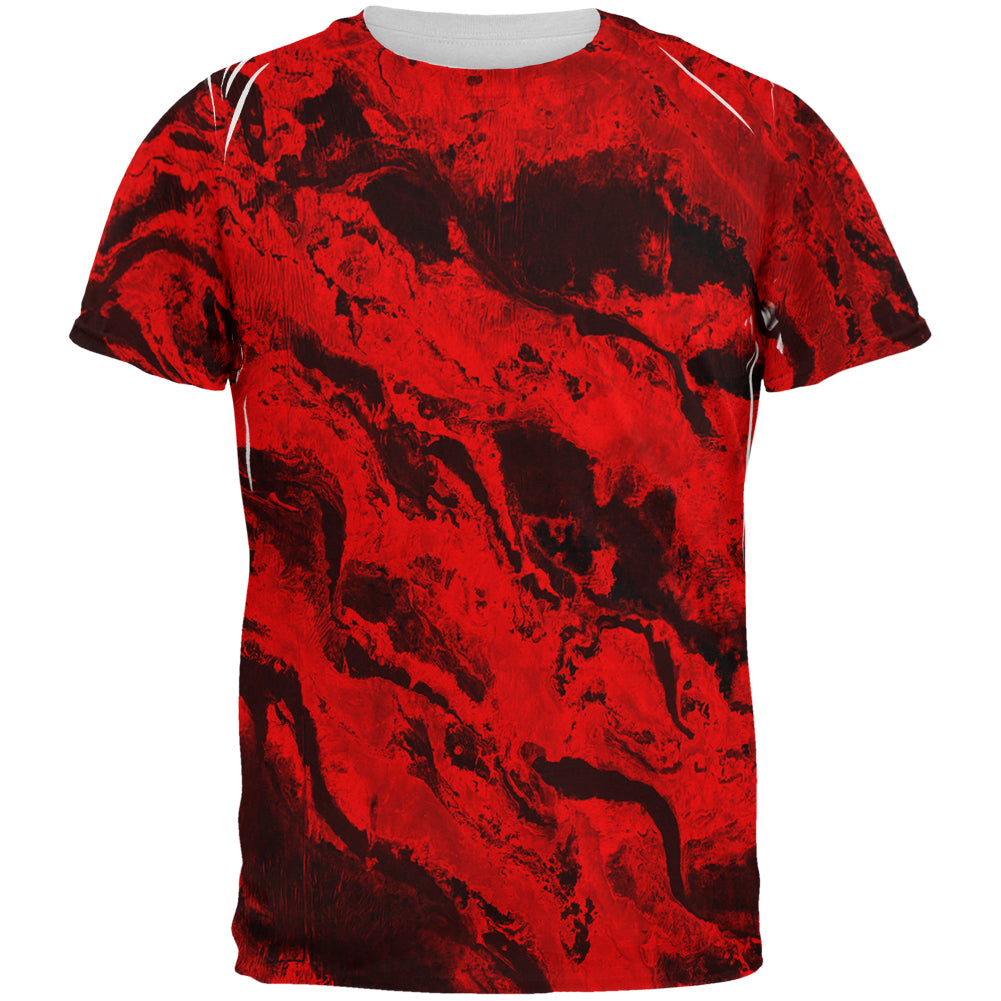 Halloween Gore Rivers of Blood All Over Mens T Shirt Men's T-Shirts Old Glory 2XL Multi