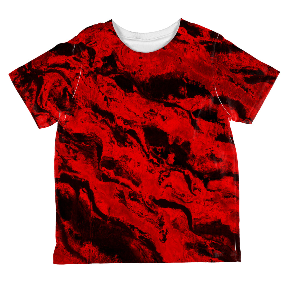 Halloween Gore Rivers of Blood All Over Toddler T Shirt Toddler T-Shirts Old Glory 2T Multi