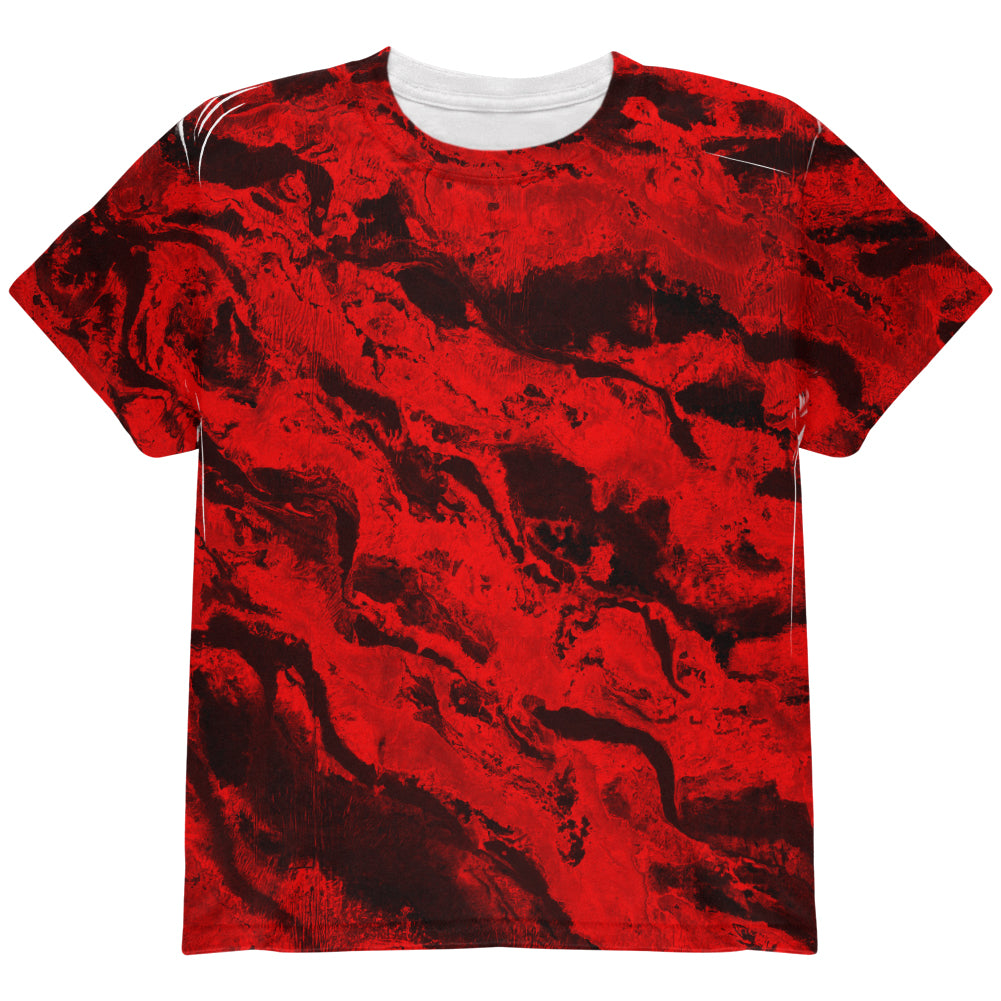 Halloween Gore Rivers of Blood All Over Youth T Shirt Youth T-Shirts Old Glory YLG Multi