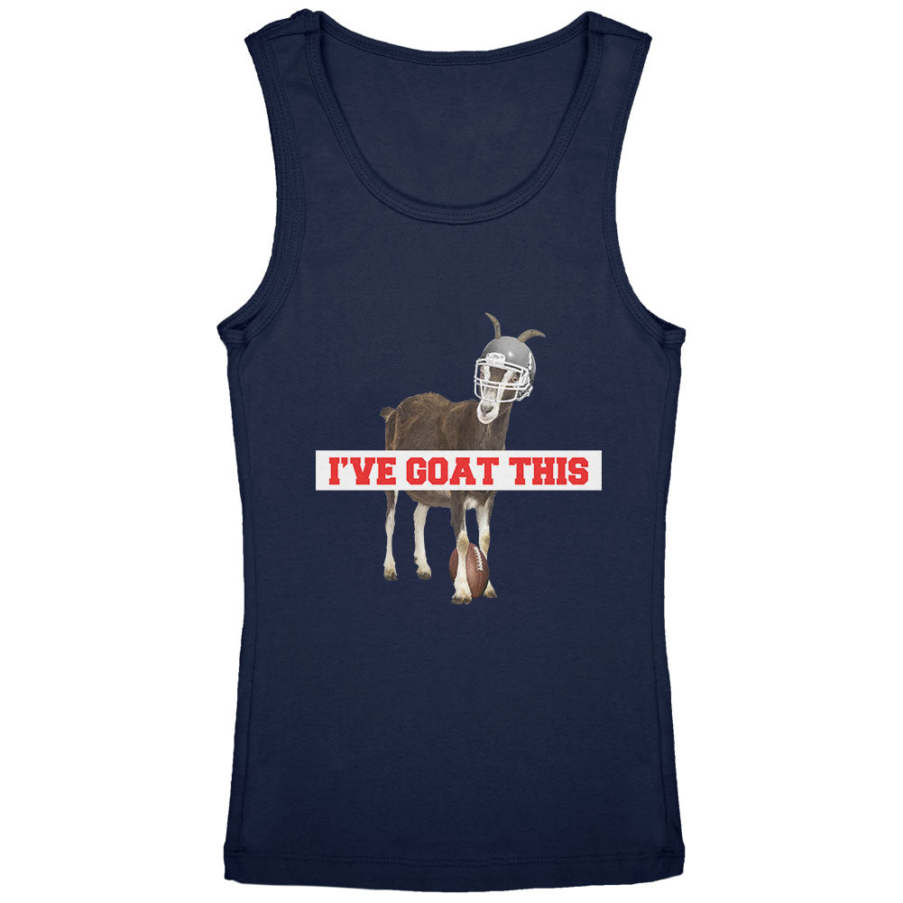 I've Goat This Football Youth Girls Tank Top Youth Tank Tops Old Glory YLG Navy