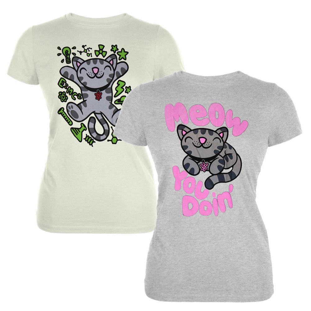 Big Bang Theory - Soft Kitty 2 Piece Juniors T-Shirt Combo Juniors T-Shirts Old Glory SM