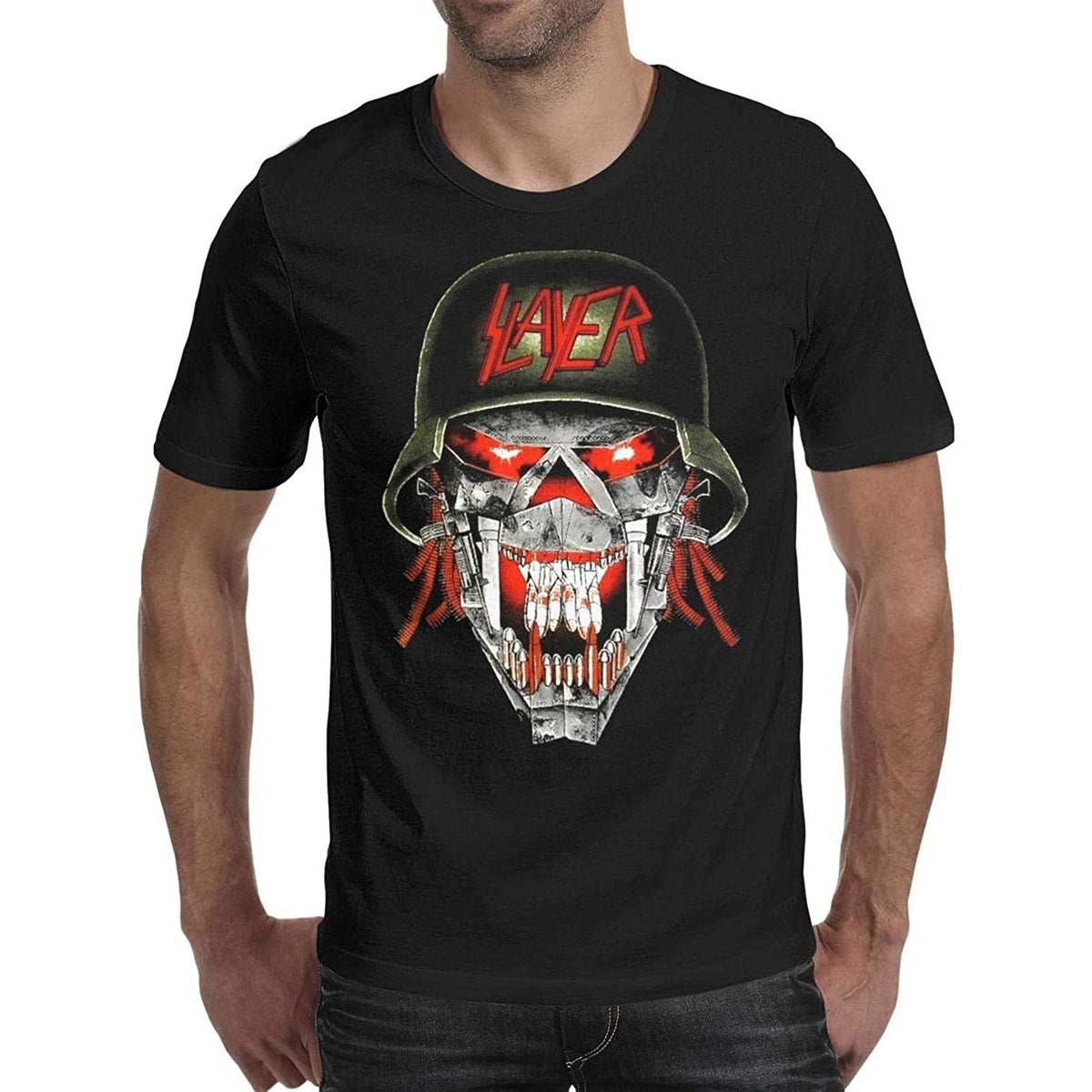 Slayer - War Ensemble Mens T Shirt Men's T-Shirts Old Glory Black MD