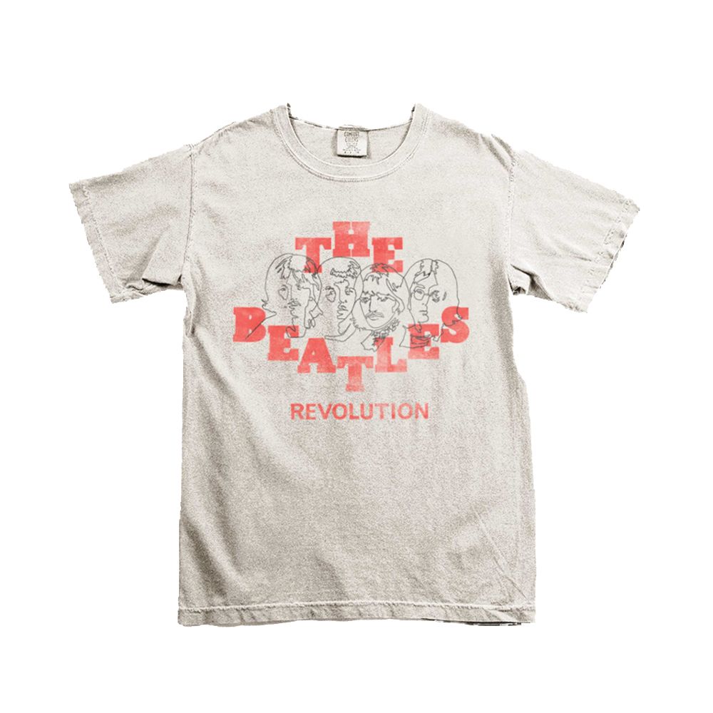 The Beatles - Revolution Mens T Shirt Men's T-Shirts Old Glory White MD