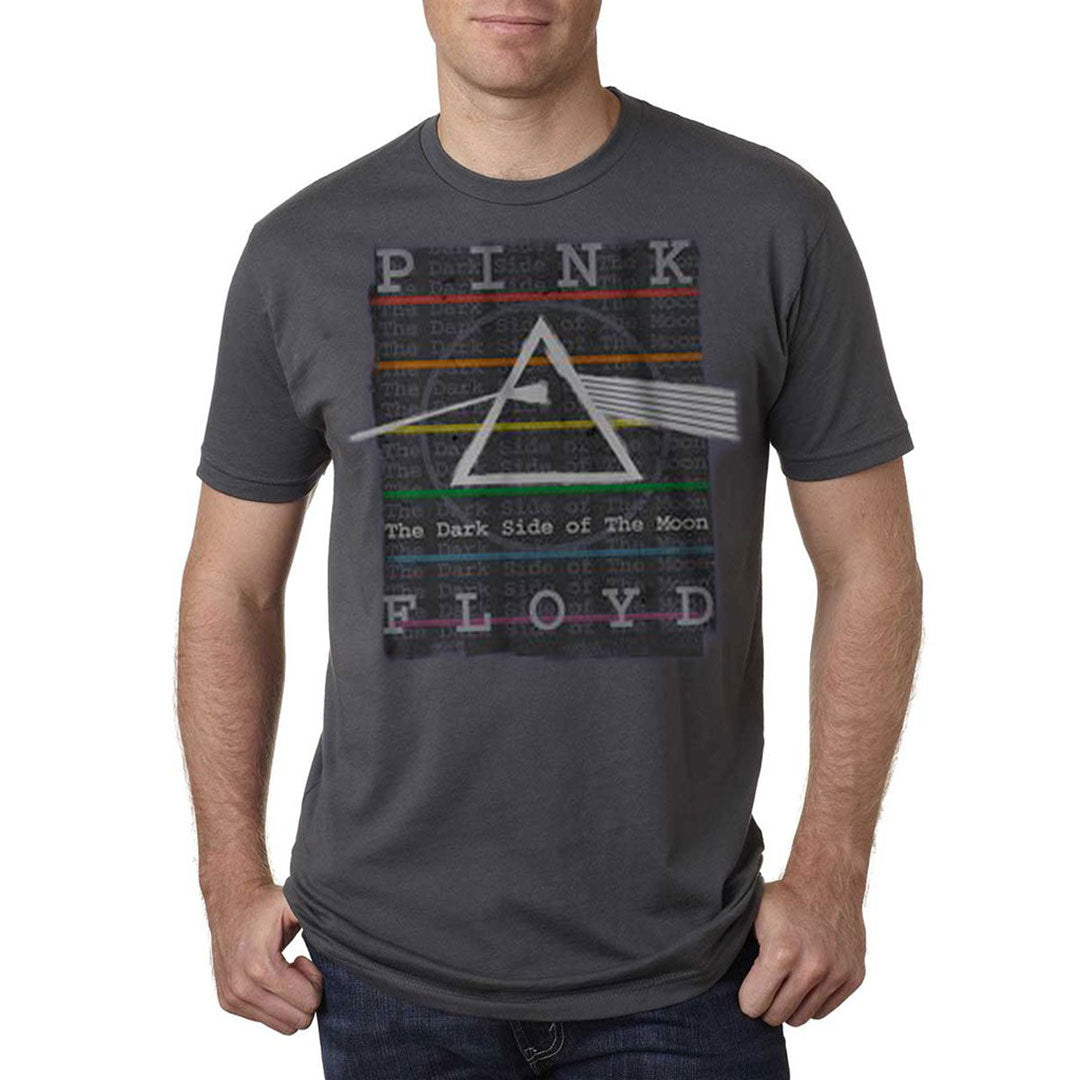Pink Floyd - Dark Side Stamp Mens T Shirt Men's T-Shirts Old Glory