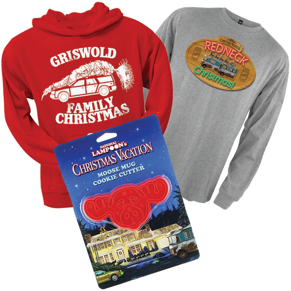Christmas Vacation Gift Kit - Griswold Family VIP #1 Fan $60 marvelous gift package Men's Hoodies OldGlory.com SM
