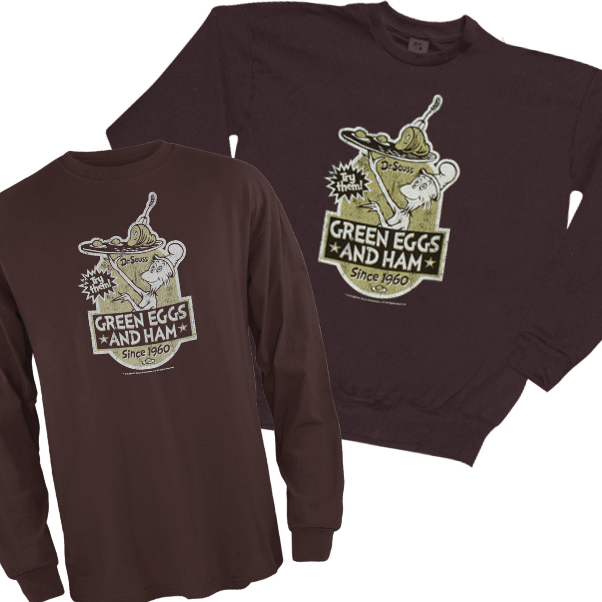 Dr. Seuss Green Eggs Superb Combo Gift Pack Men's Sweatshirts OldGlory.com