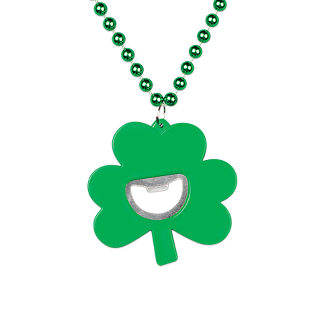 Sassy Lassie Women's Long Sleeve St. Patricks Day T-Shirt and Bottle Opener Necklace Combo Women's Long Sleeves Old Glory