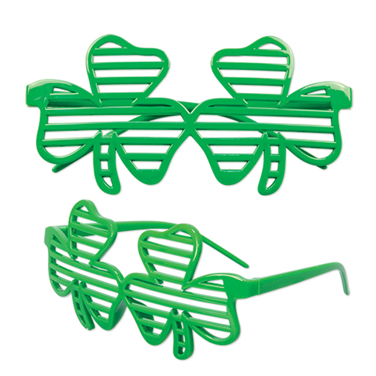 St. Patricks Day Leprechaun Costume All Over Mens T-Shirt and Shamrock Glasses Combo Men's T-Shirts Old Glory