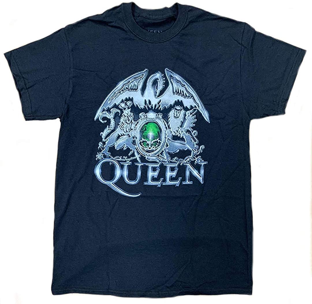 Queen - Metal Crest Mens T Shirt Men's T-Shirts Queen
