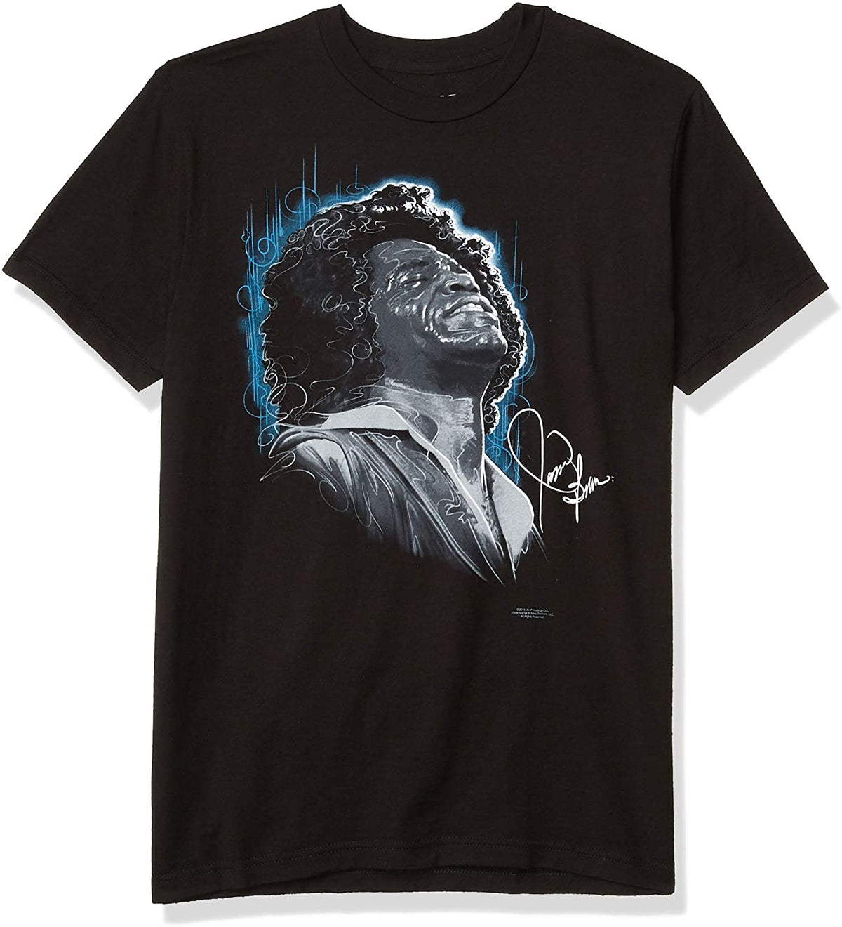 James Brown - Godfather of Soul Mens T Shirt Men's T-Shirts Old Glory MD Black