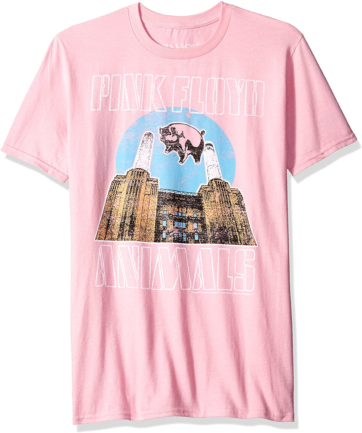 Pink Floyd - Animals Mens T Shirt Men's T-Shirts Old Glory MD Pink