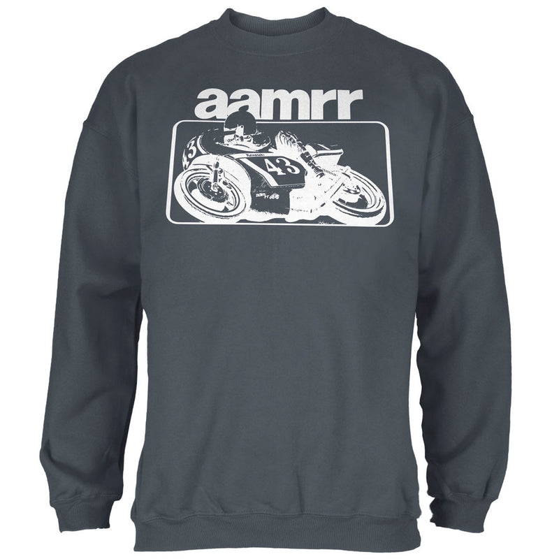 #43 AAMRR Mike Baldwin Mens Sweatshirt Men's Sweatshirts Old Glory SM Charcoal