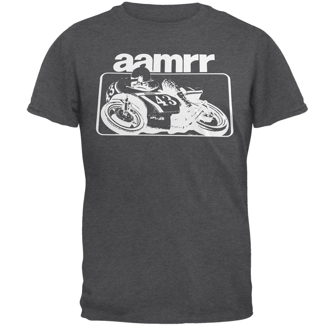 #43 AAMRR Mike Baldwin Mens T Shirt Men's T-Shirts Old Glory SM Dark Heather