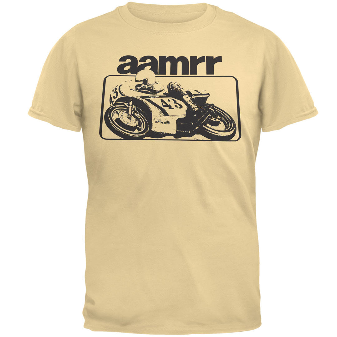 #43 AAMRR Mike Baldwin Mens T Shirt Men's T-Shirts Old Glory SM Yellow Haze