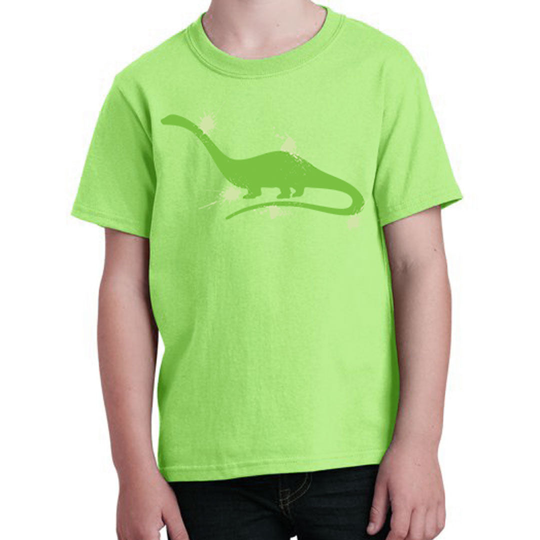 Brontosaurus Dinosaurs Toddler T-Shirt Toddler T-Shirts Old Glory 2T Green