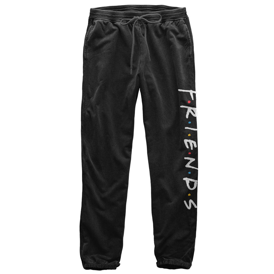 Friends - Logo Mens Joggers Men's Sweatpants Isaac Morris SM Black