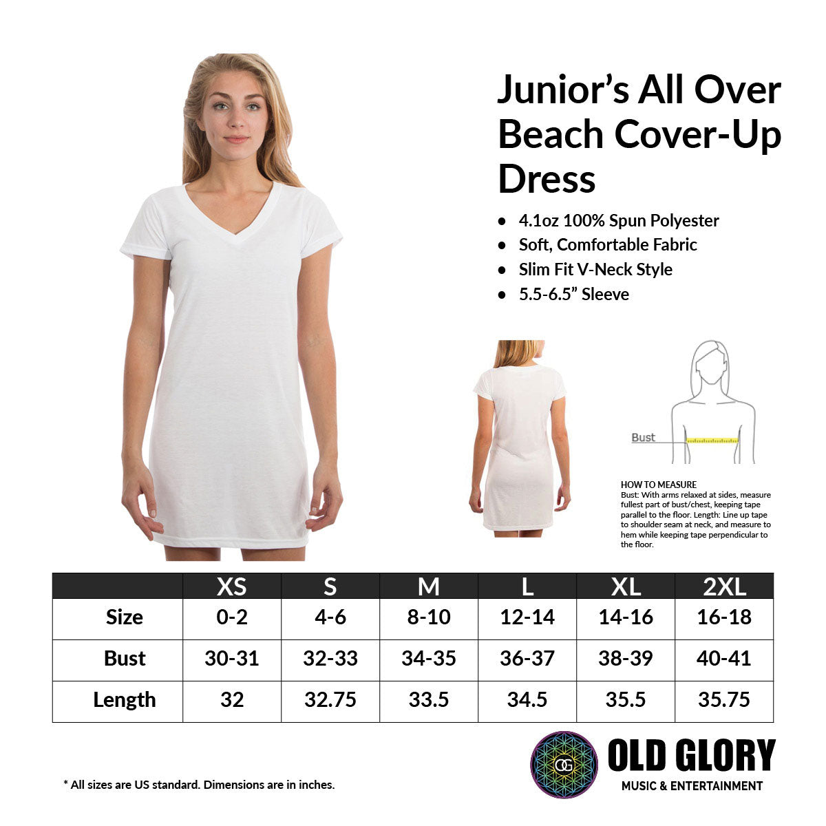 Halloween Costume Tiger All Over Juniors Beach Cover-Up Costume Dress with Tiger Ears Headband Shirts Old Glory