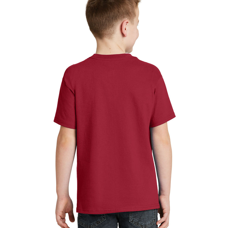 Christmas Costume Reindeer Body Red Big Kids Costume T Shirt with Antlers Headband Youth T-Shirts Old Glory
