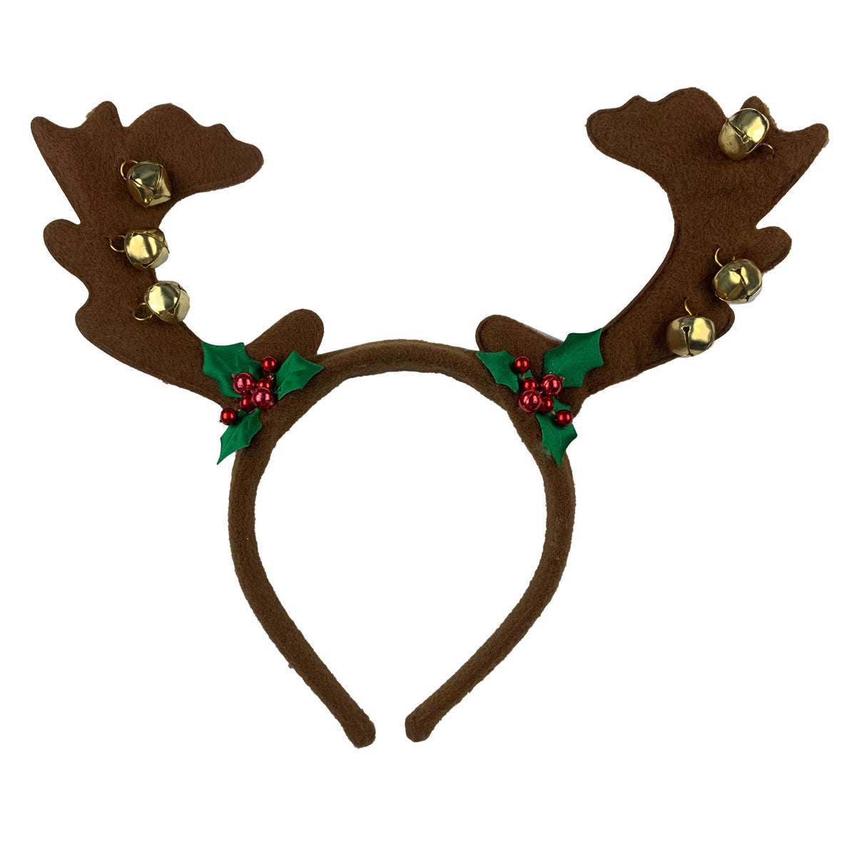 Reindeer Antlers with Bells Headband Headbands Old Glory