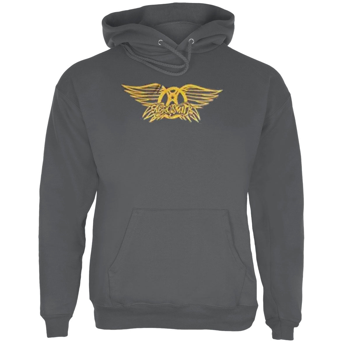 Aerosmith - Grey Wing Mens Pullover Hoodie Men's Hoodies Bravado MD Dark Grey