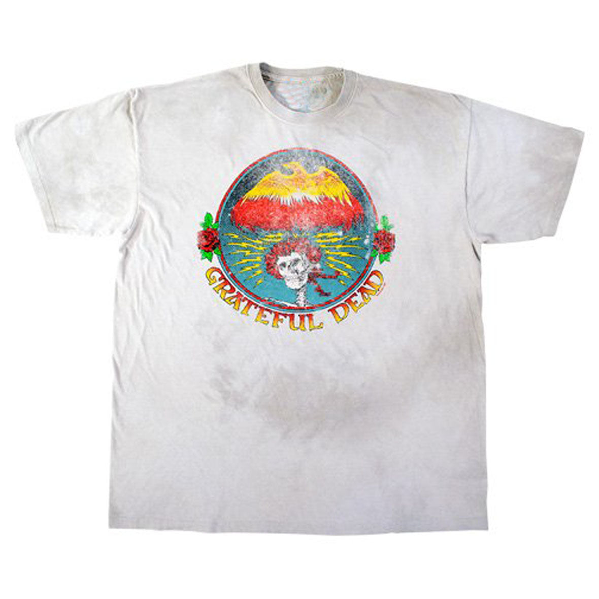 Grateful Dead - Bertha Eagle Tie Dye Mens T Shirt Men's T-Shirts Liquid Blue MD Grey