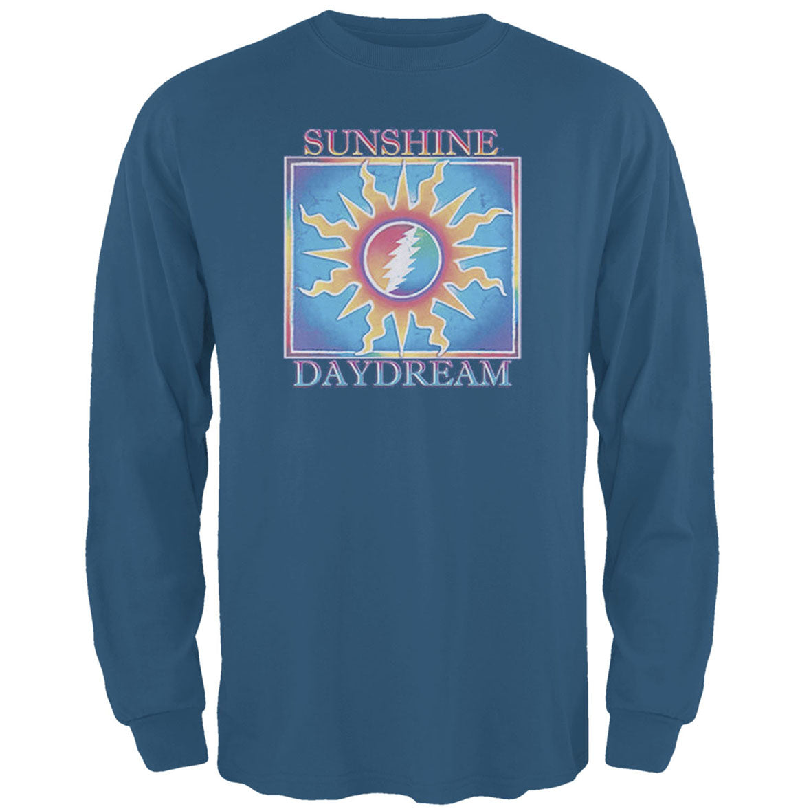 Grateful Dead - Sunshine Daydream Mens Long Sleeve T Shirt Men's Long Sleeves Dye In The Sky MD Blue