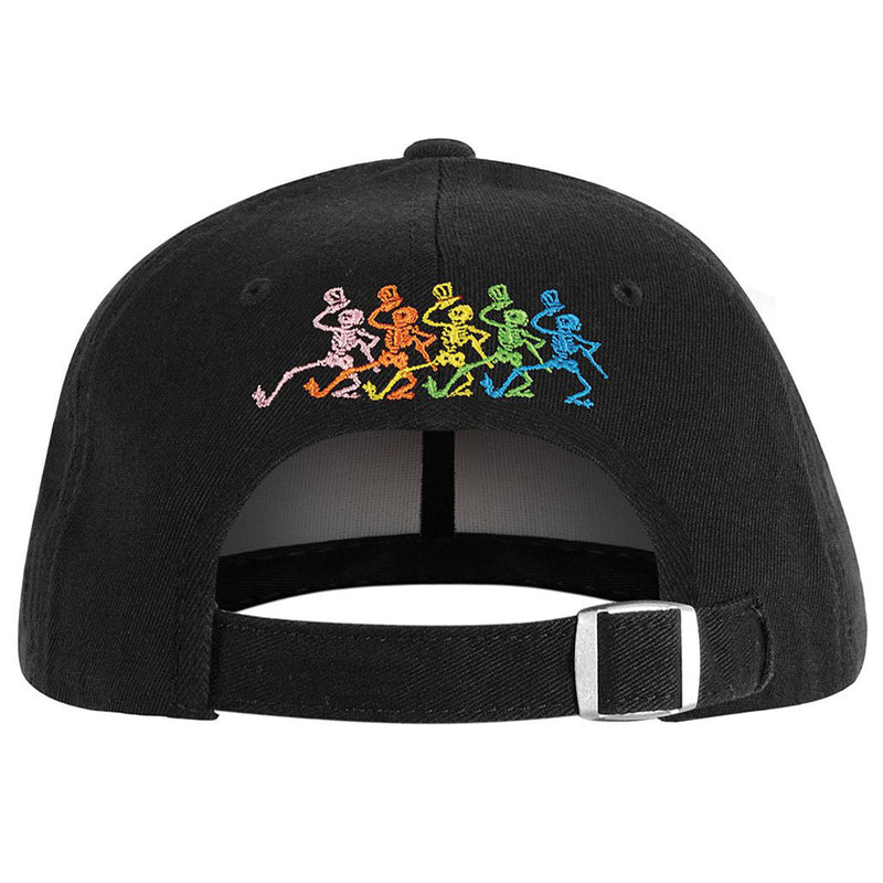 Grateful Dead - GD Oval Mens Adjustable Baseball Cap Adjustable Baseball Caps Liquid Blue