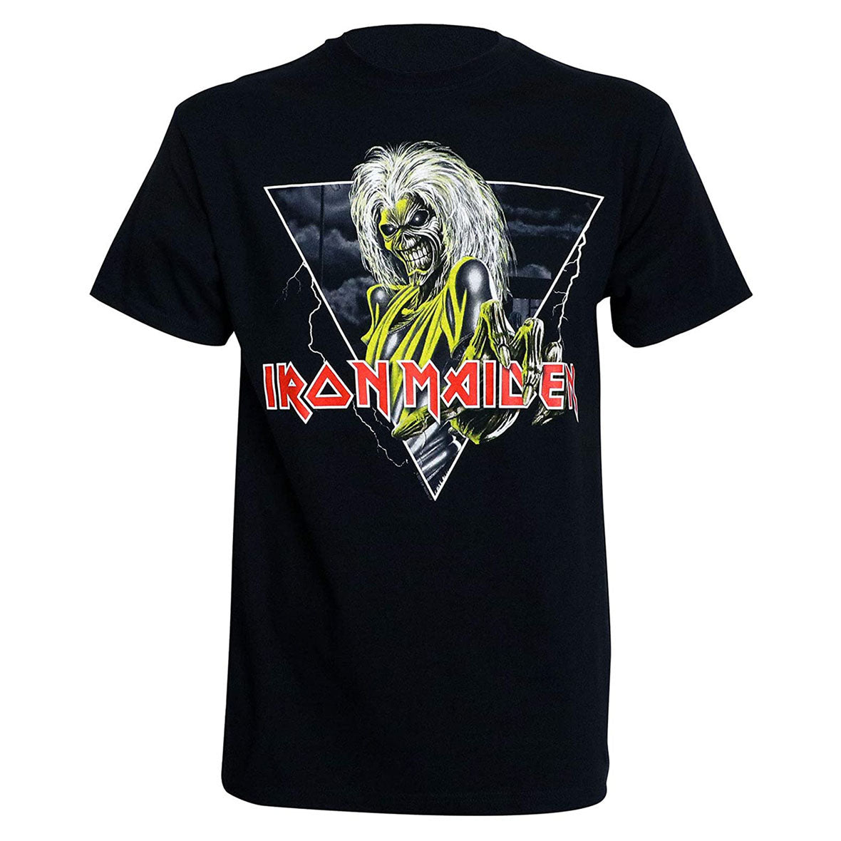 Iron Maiden - Killers Triangle Mens T Shirt Men's T-Shirts Global MD Black
