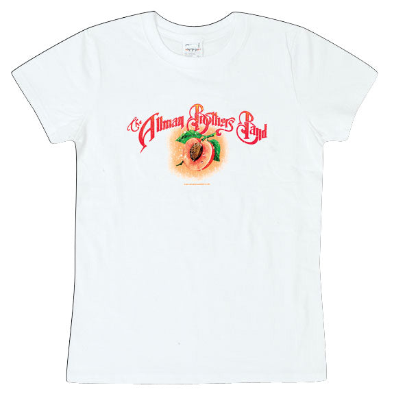 Allman Brothers - Peach Ladies Tissue T-Shirt Women's T-Shirts Allman Brothers
