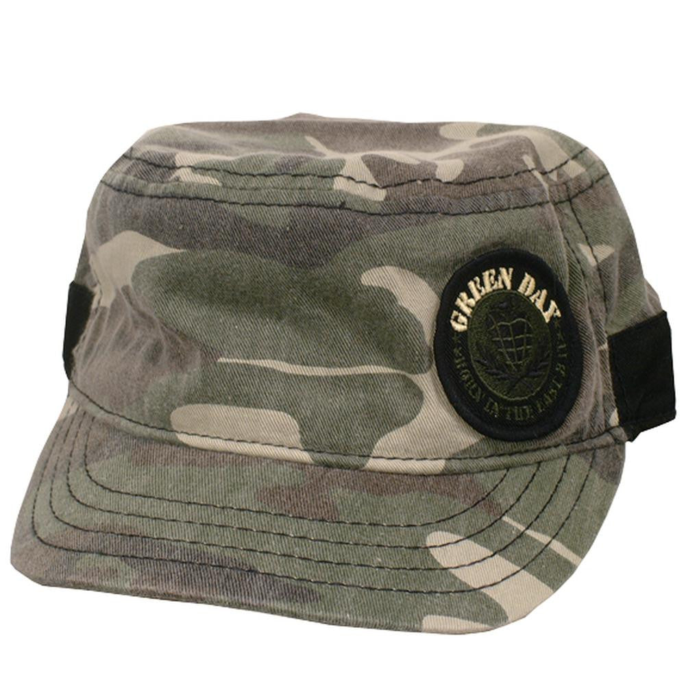 Green Day - Camo Cadet Cap Cadet Caps Old Glory