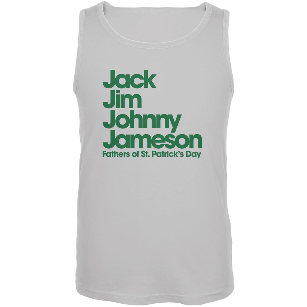 St. Patricks Day - The Four Fathers of St. Patrick's Day White Adult Tank Top Men's Tank Tops Old Glory 2XL White
