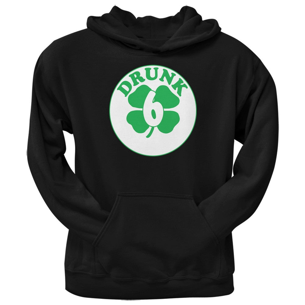 St. Patricks Day - Irish Drunk Six Black Adult Hoodie Men's Hoodies Old Glory 2XL Black