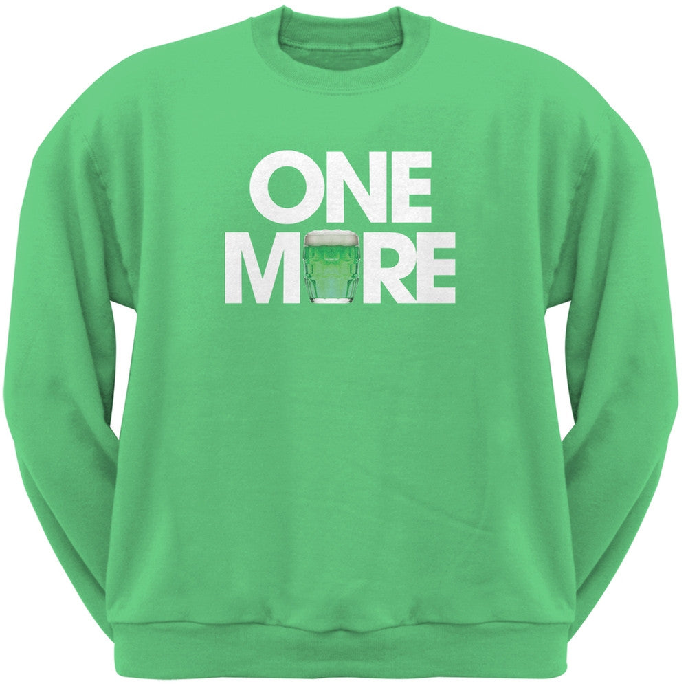St. Patricks Day - One More Irish Green Adult Sweatshirt Men's Sweatshirts Old Glory 2XL Green