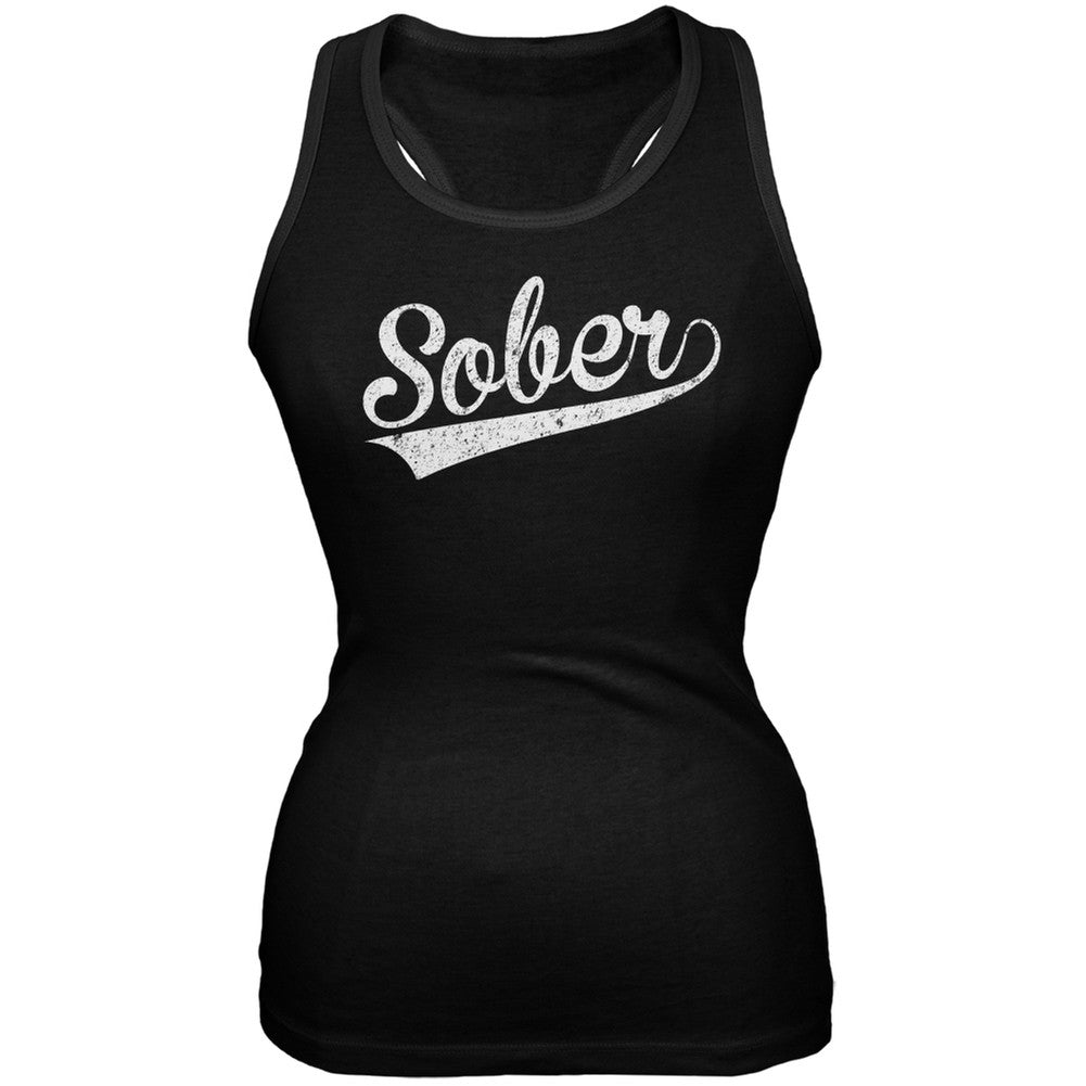 St. Patricks Day - Sober Black Soft Juniors Tank Juniors Tank Tops Old Glory 2XL Black