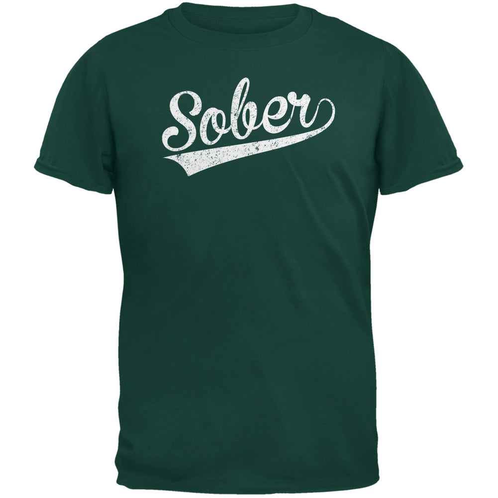 St. Patricks Day - Sober Forest Greeen Adult T-Shirt Men's T-Shirts Old Glory 2XL Green