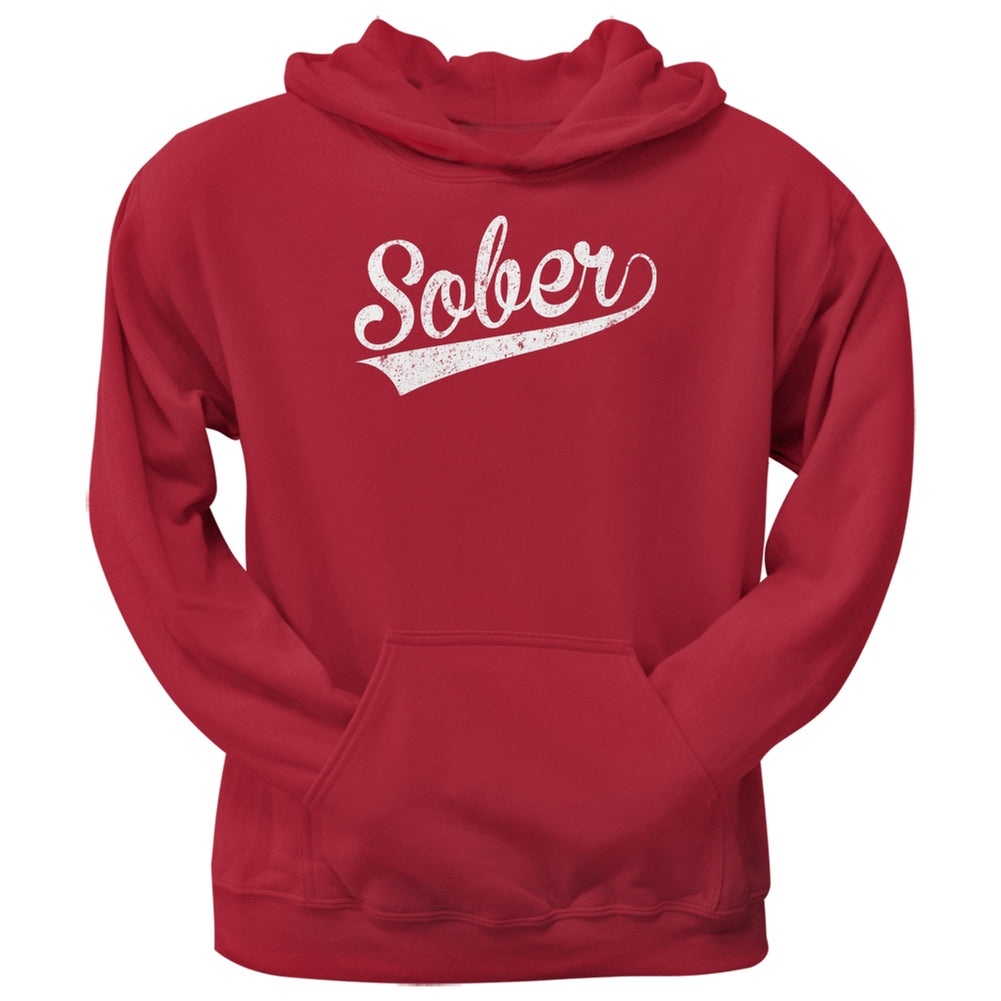 St. Patricks Day - Sober Red Adult Hoodie Men's Hoodies Old Glory 2XL Red